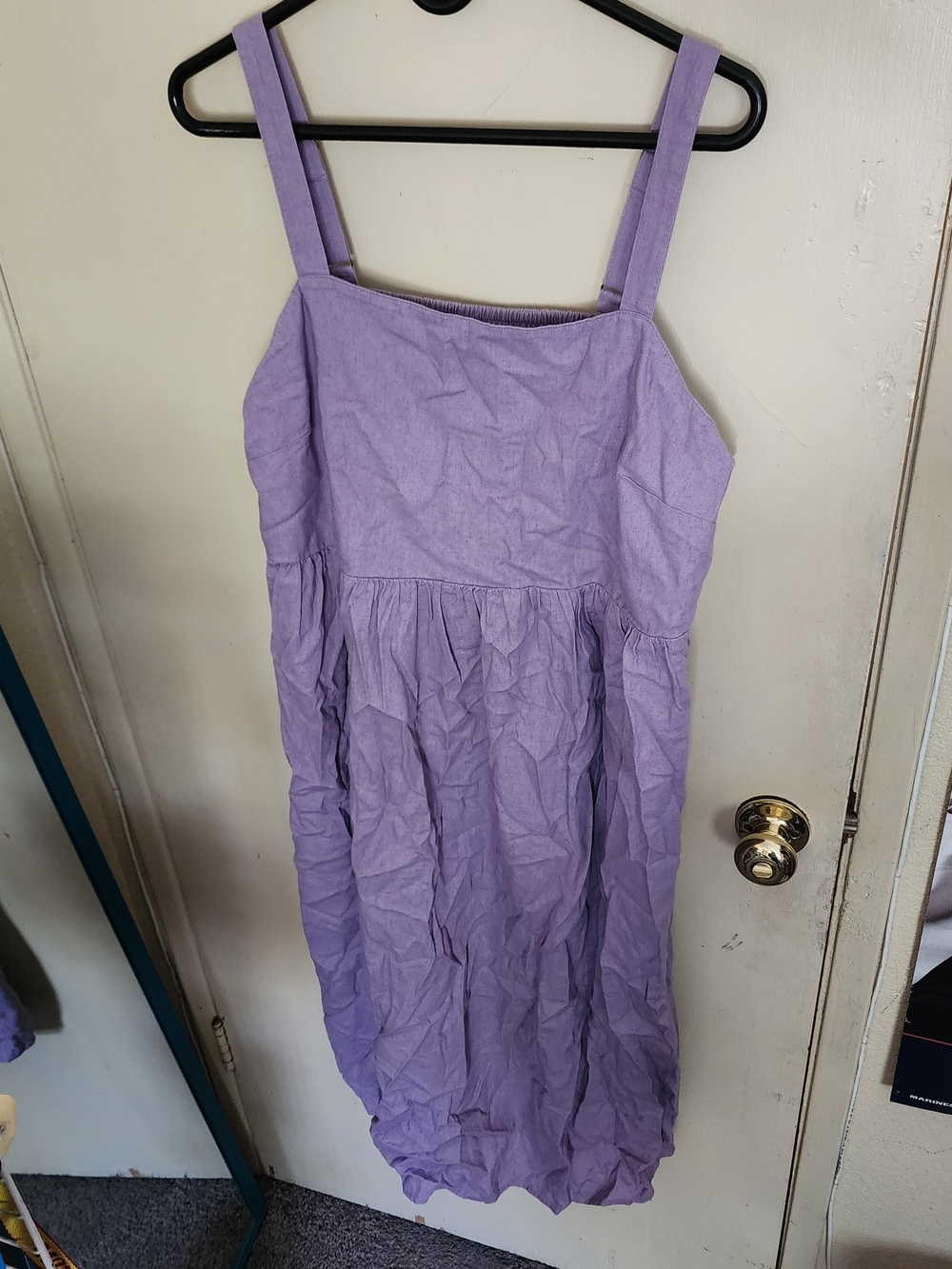 XL Sonoma Lavender Tiered Sundress with Wide Straps